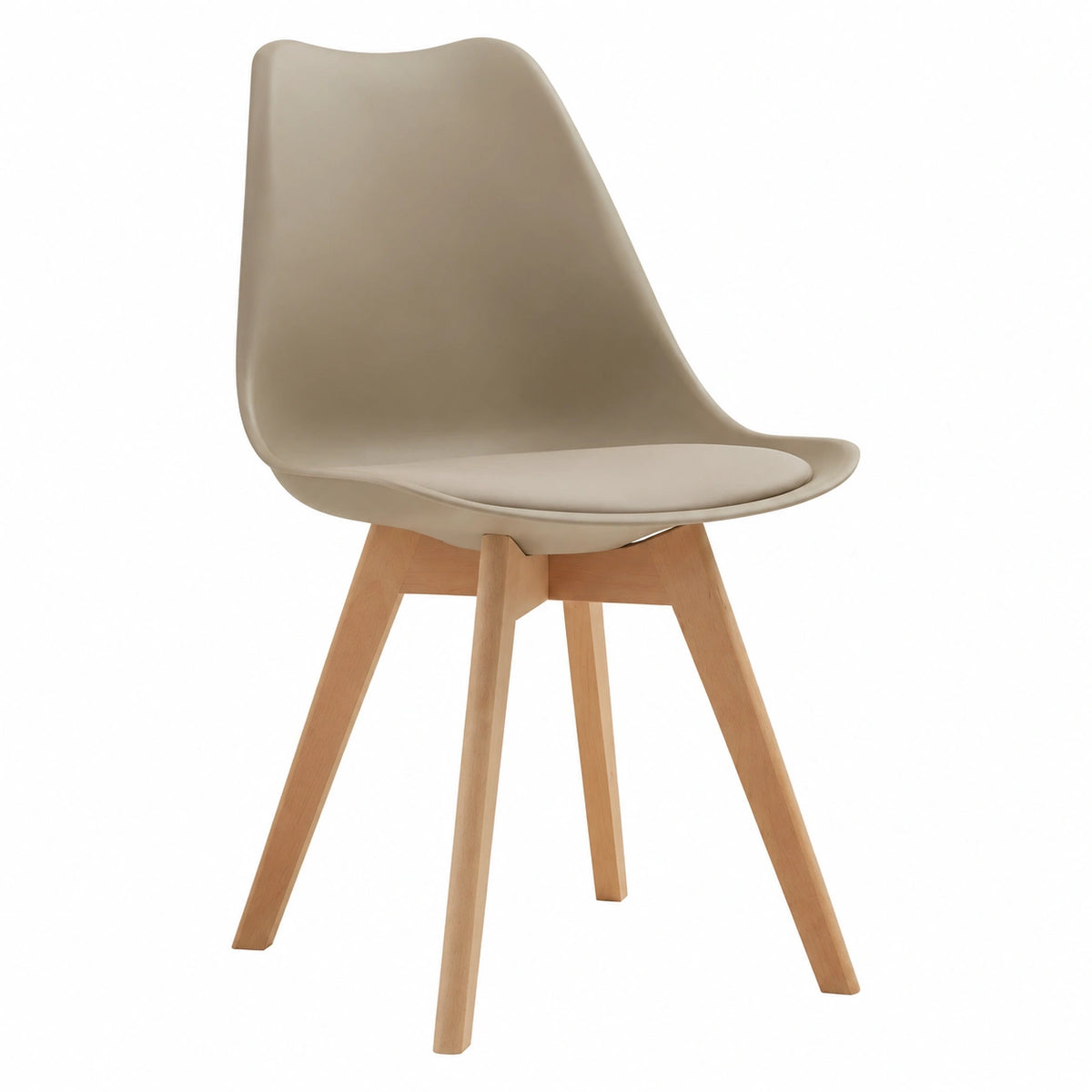 Chaise, rembourré, coloris marron, pour la salle à manger ou la cuisine
