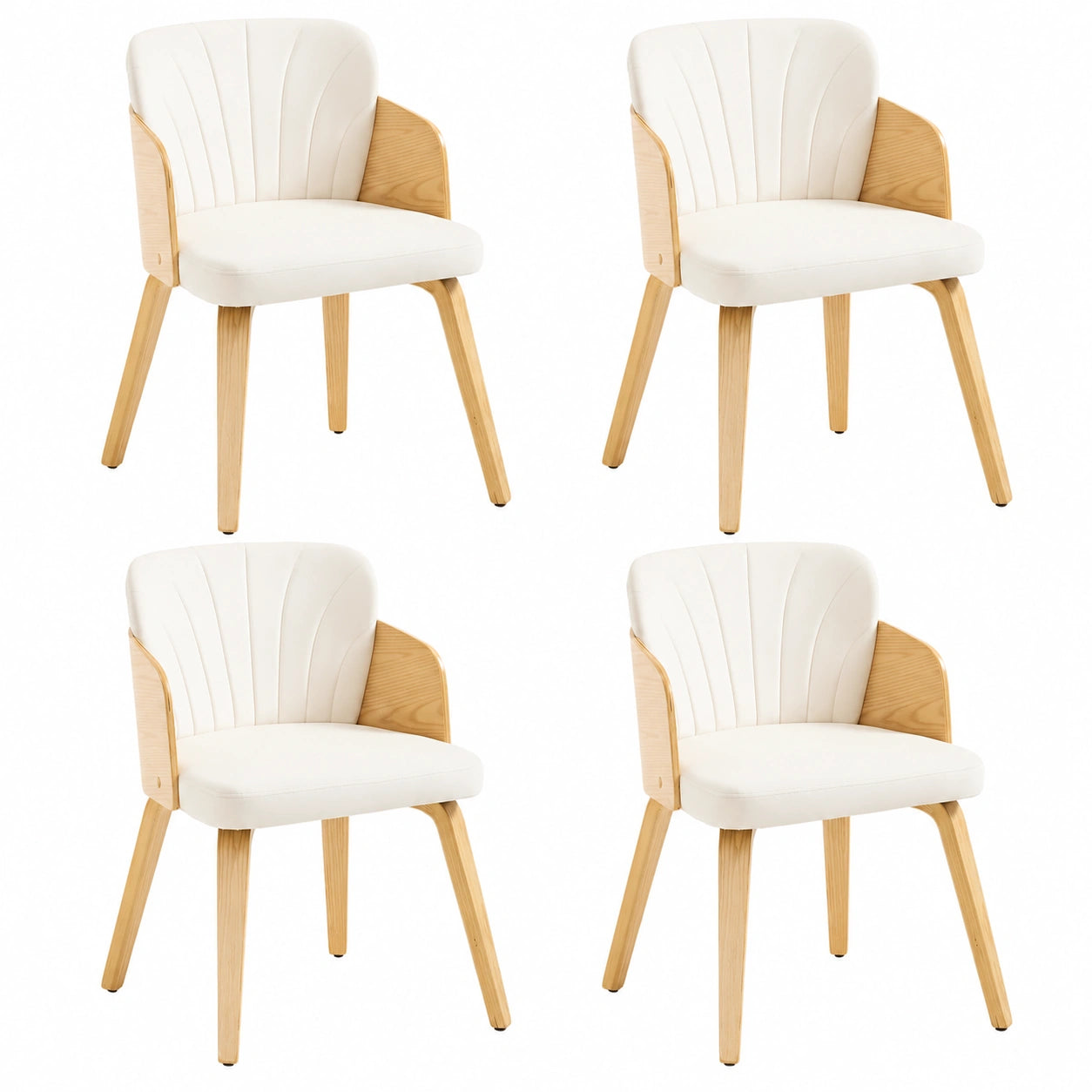 Chaise, coloris beige, pour la salle à manger ou la cuisine