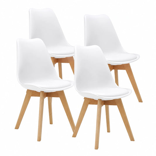 Chaise, coloris blanc, pour la salle à manger ou la cuisine