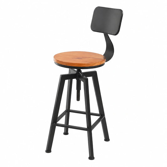 Chaise, réglable, coloris noir, pour la salle à manger ou la cuisine