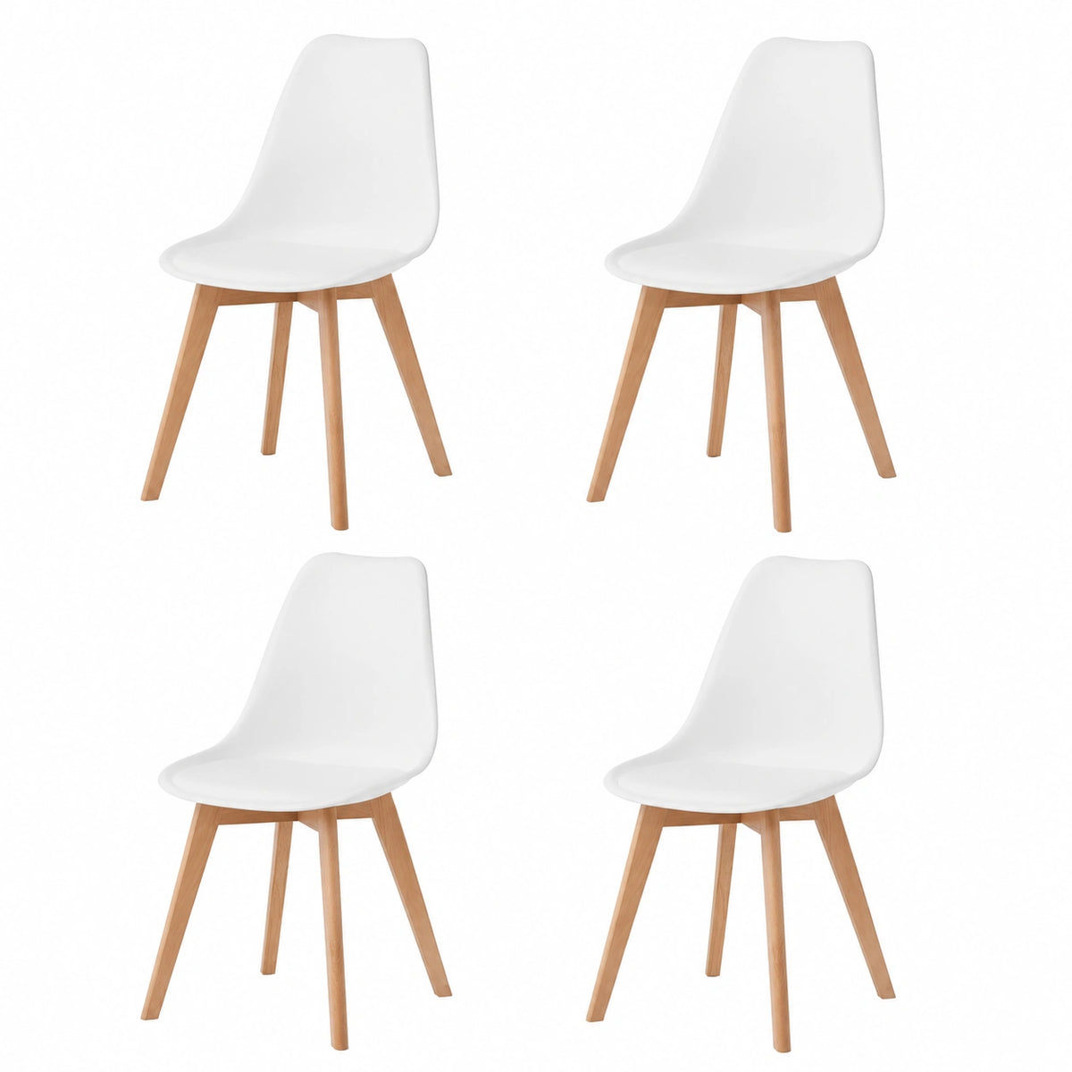 Chaise, coloris blanc, pour la salle à manger ou la cuisine