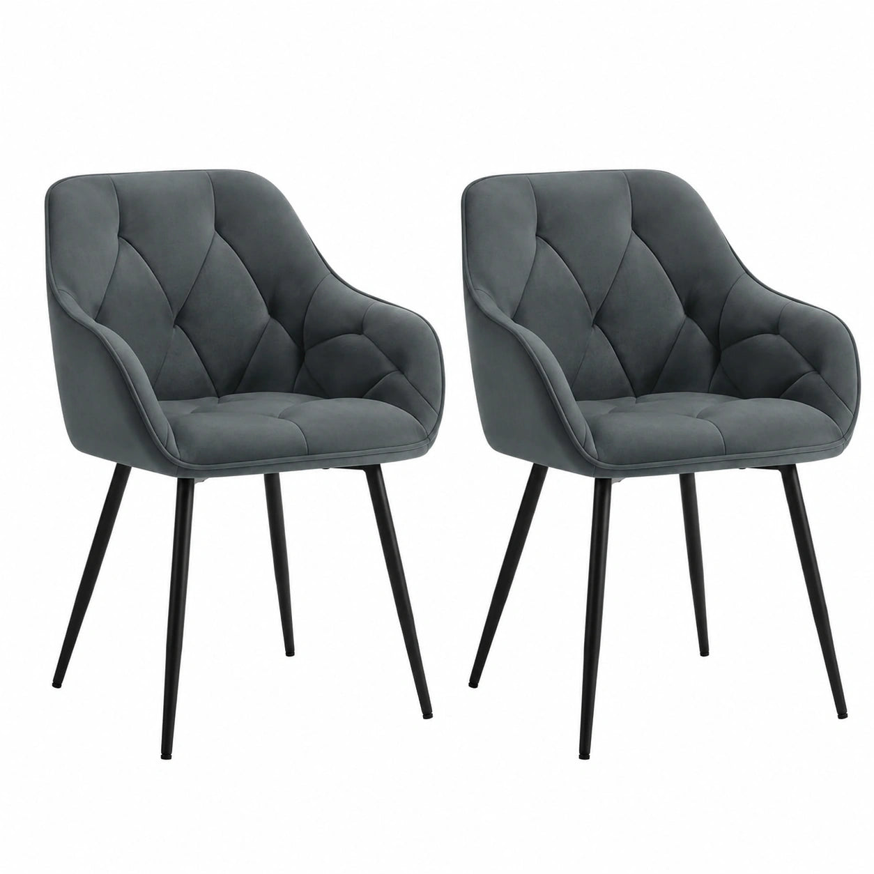 Coiffeuse, rembourré, en métal et velours, coloris gris, pour la chambre