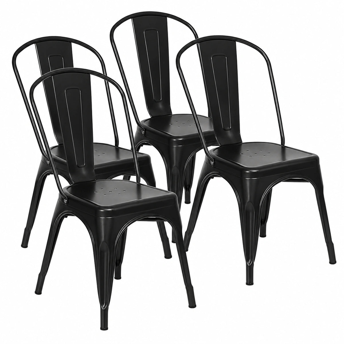 Chaise, en métal, pour la salle à manger ou la cuisine