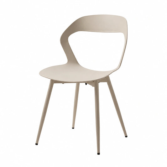 Bureau, en métal, coloris beige, pour l’espace de travail