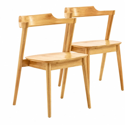 Chaise, en bois massif et chêne, pour la salle à manger ou la cuisine