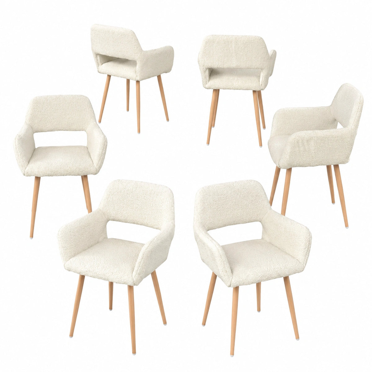 Bureau, rembourré, en métal, coloris beige, 56 x 56 x 78 cm, pour l’espace de travail