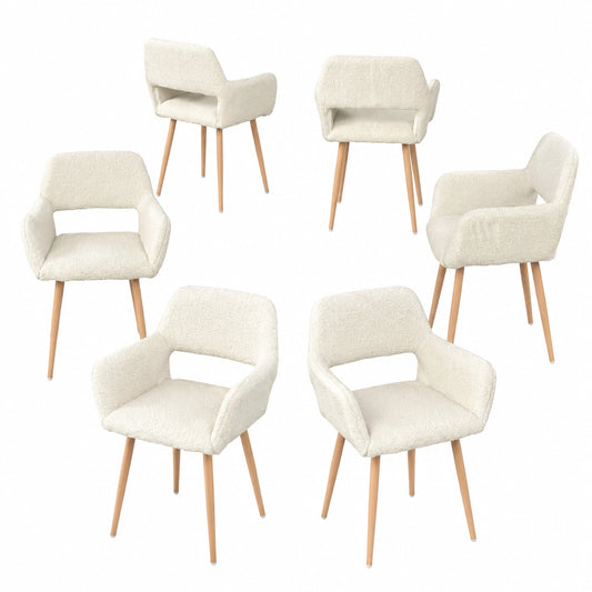 Bureau, rembourré, en métal, coloris beige, 56 x 56 x 78 cm, pour l’espace de travail