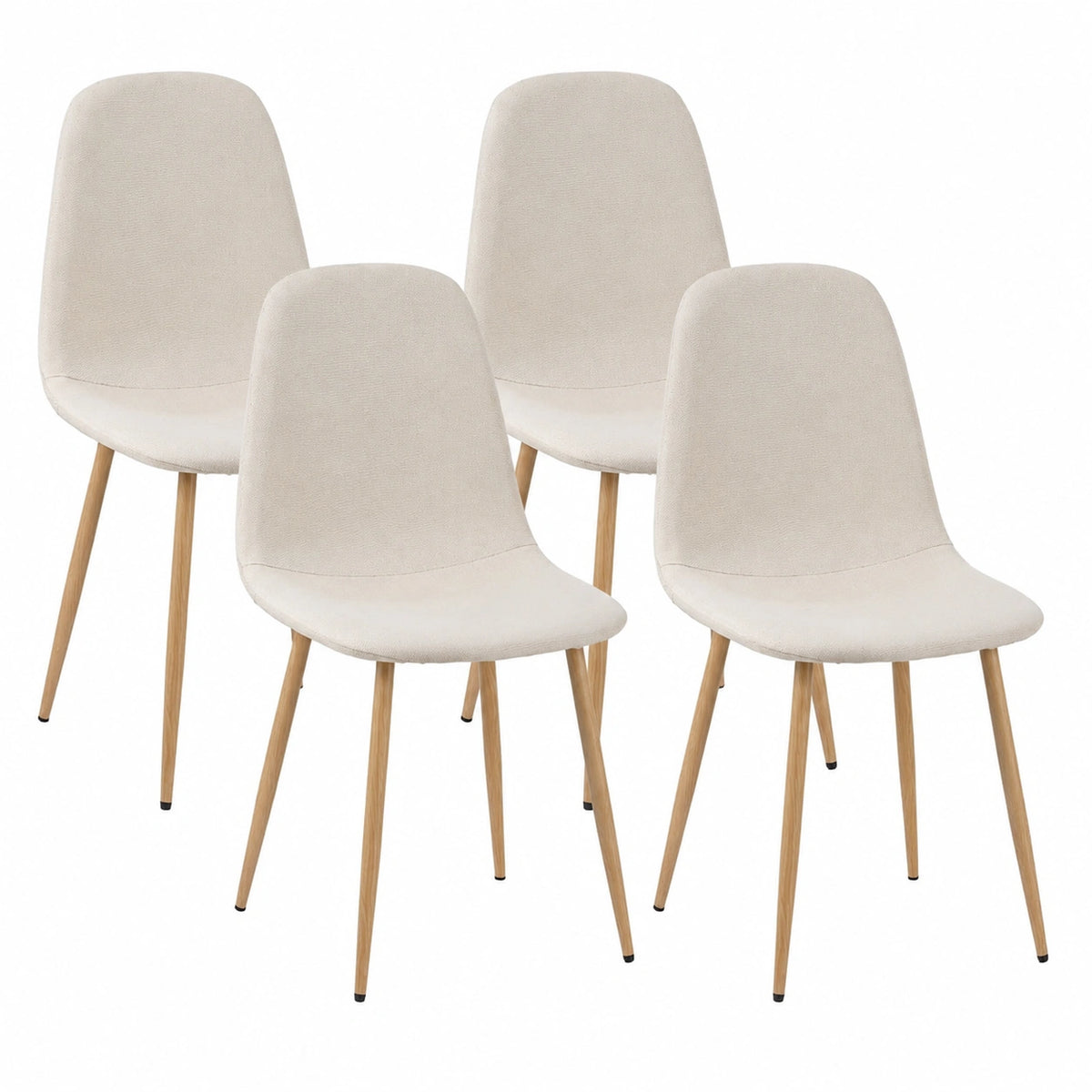 Chaise, coloris beige, pour la salle à manger ou la cuisine